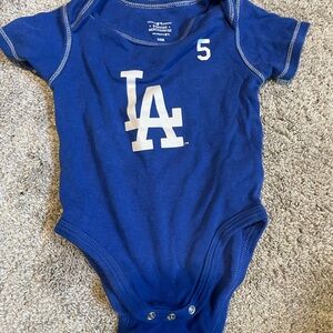 Los Angeles Dodgers Freeman Baby Onesie
